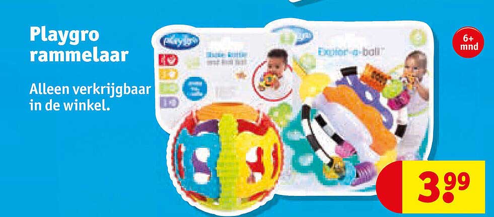 Playgro rammelaar