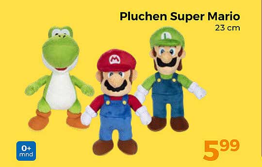 Pluchen Super Mario 23 cm