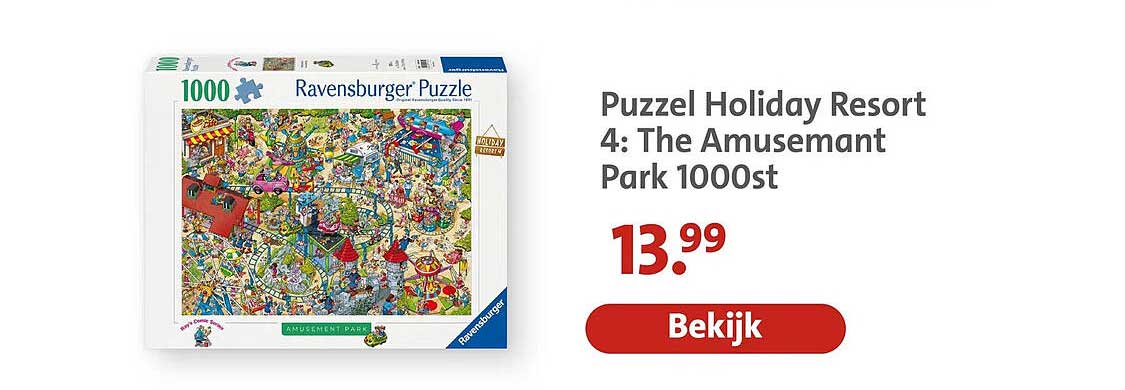 Puzzel Holiday Resort 4: The Amusement Park 1000st
