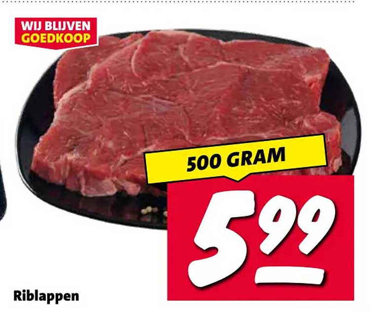 Riblappen 500 gram
