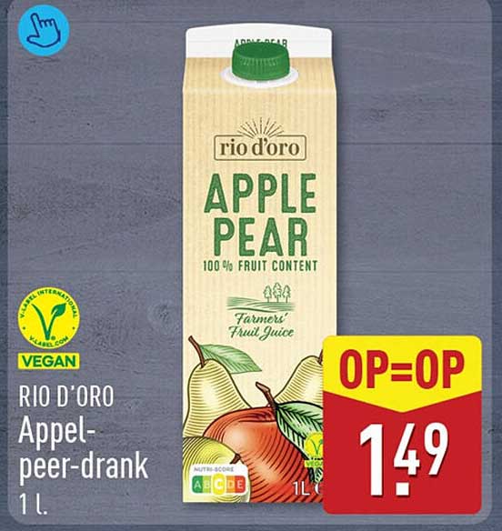 RIO D’ORO Appel-peer-drank 1 l.