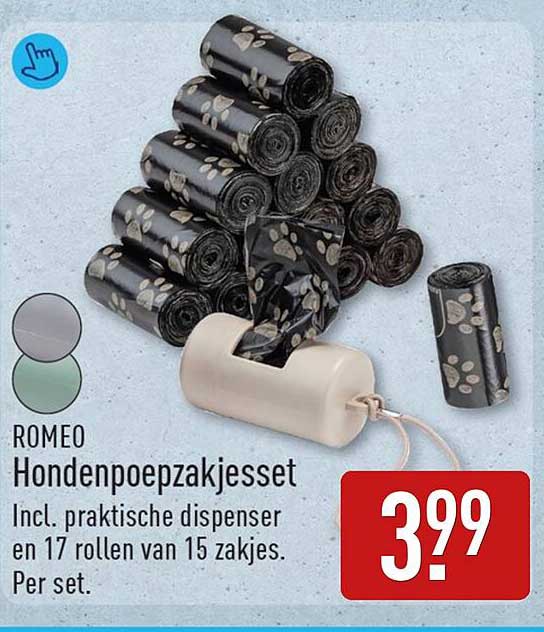 ROMEO Hondenpoepzakjesset