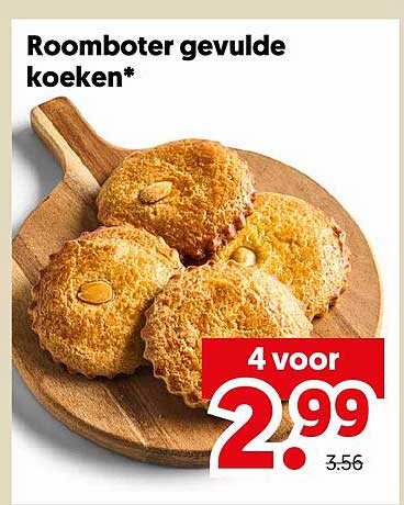 Roomboter gevulde koeken*