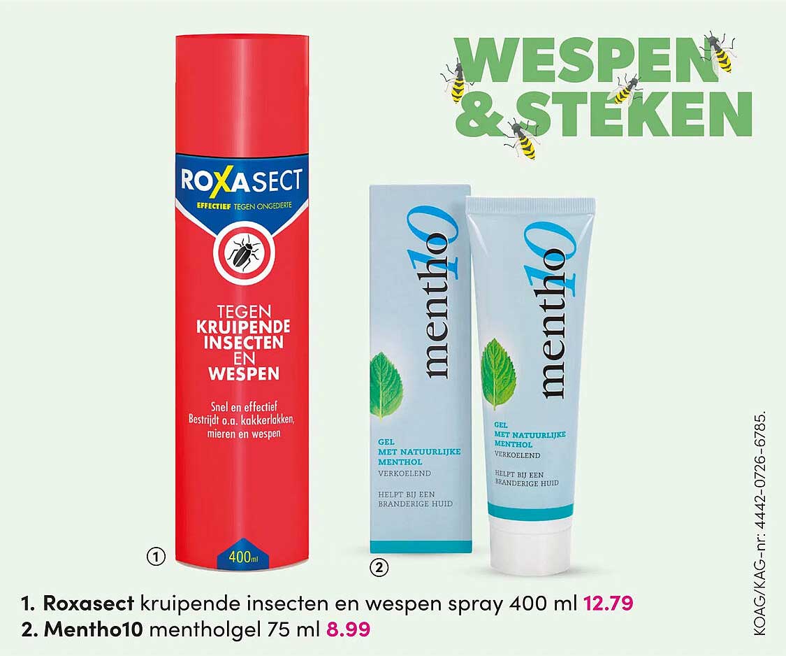 Roxasect kruipende insecten en wespen spray 400 ml