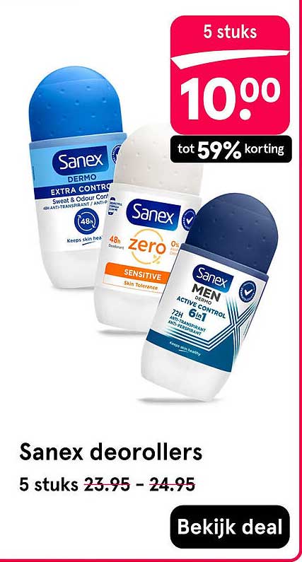 Sanex deorollers