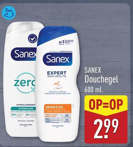 SANEX Douchegel 600 ml. OP=OP
