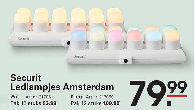 Securit Ledlampjes Amsterdam
