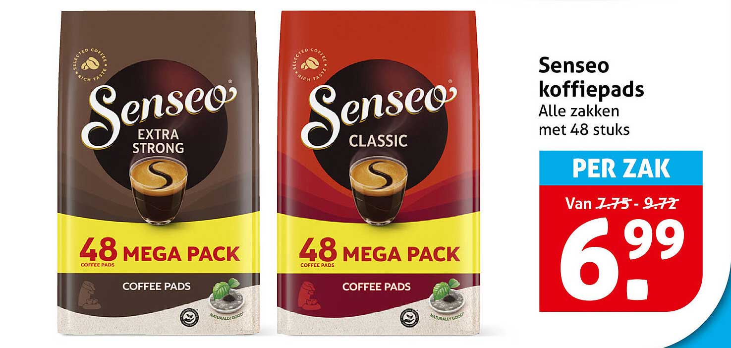 Senseo koffiepads Alle zakken met 48 stuks PER ZAK