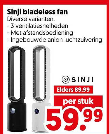 Sinji bladeless fan