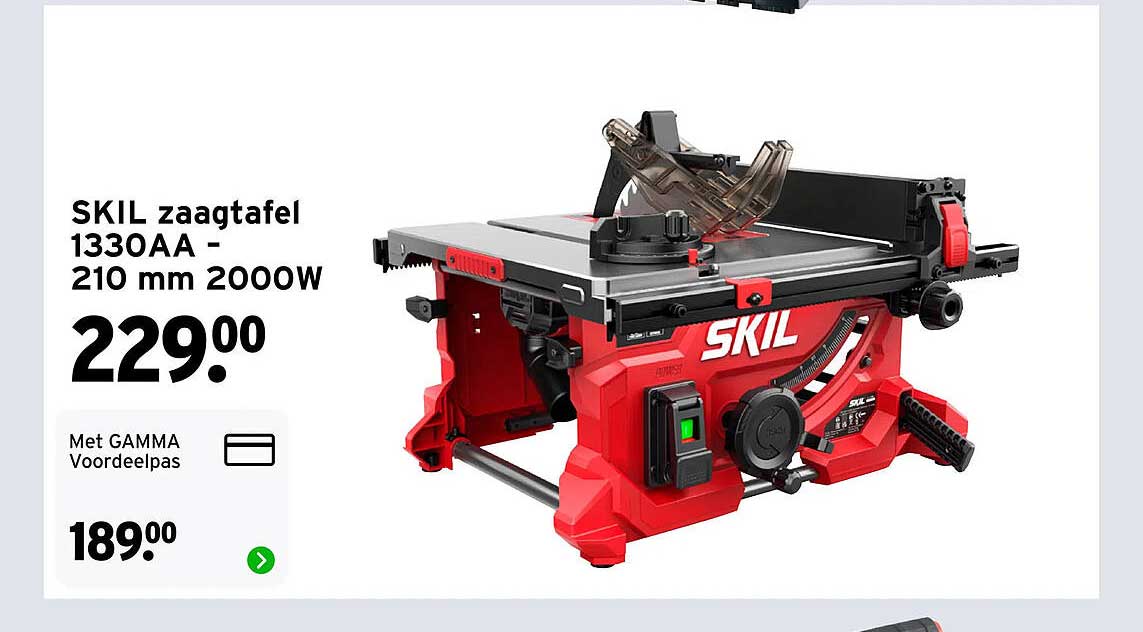 SKIL zaagtafel 1330AA - 210 mm 2000W