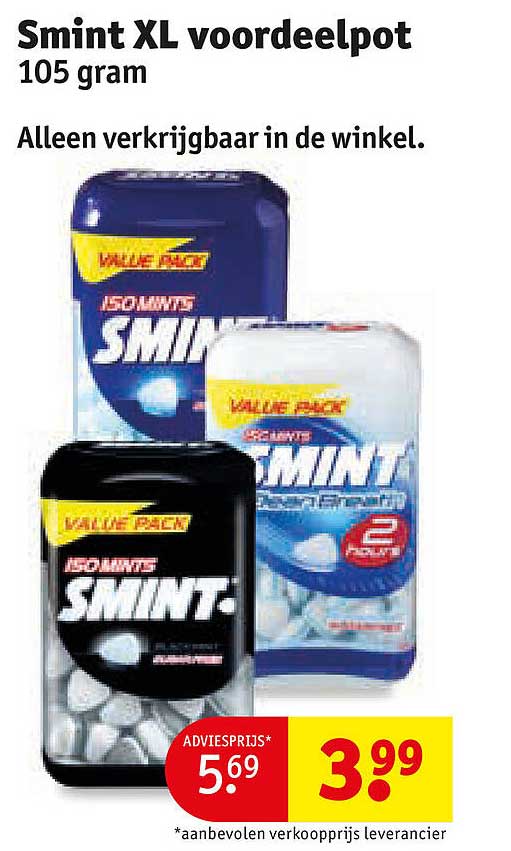 Smint XL voordeelpot 105 gram