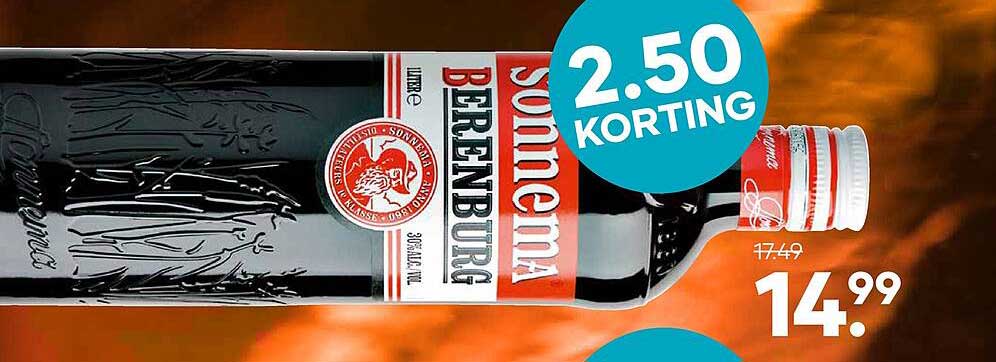 Sommelia Berenburg 2.50 KORTING