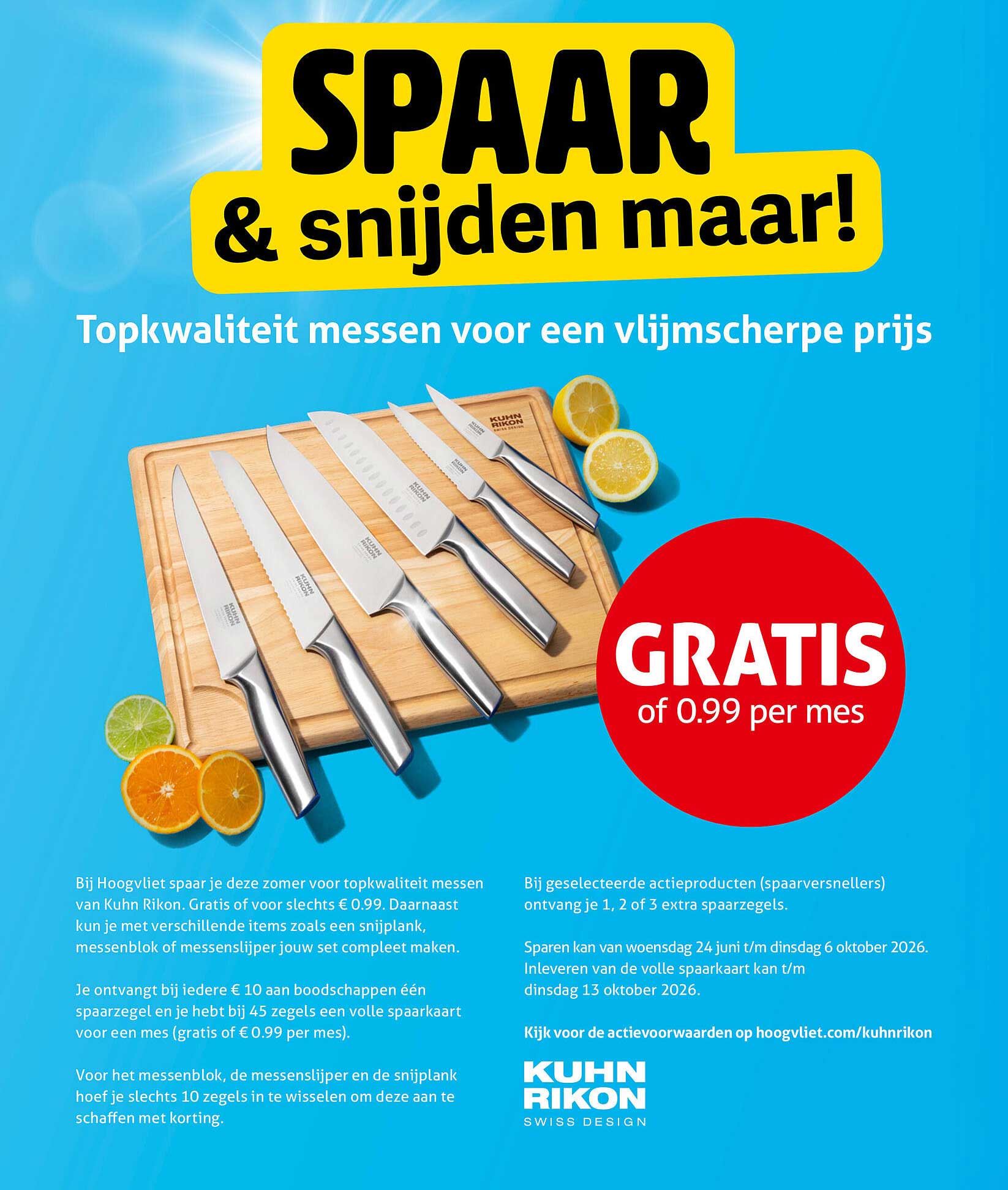 SPAAR & snijden maar!