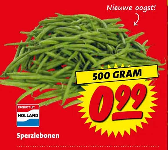 Sperziebonen 500 gram
