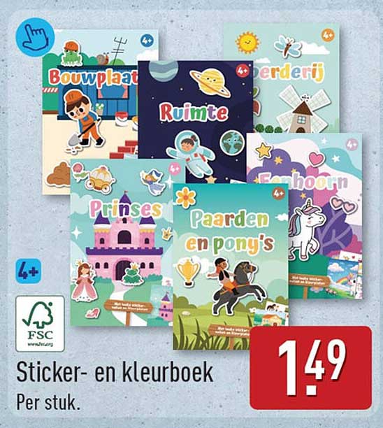 Sticker- en kleurboek