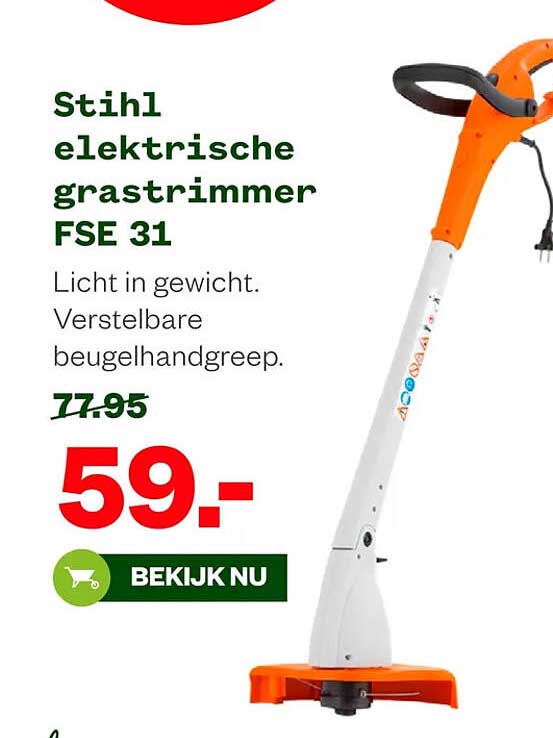 Stihl elektrische grastrimmer FSE 31