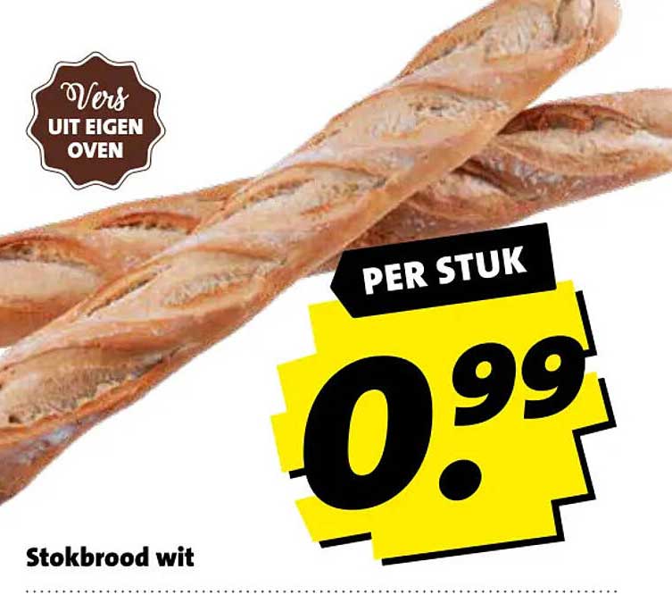 Stokbrood wit