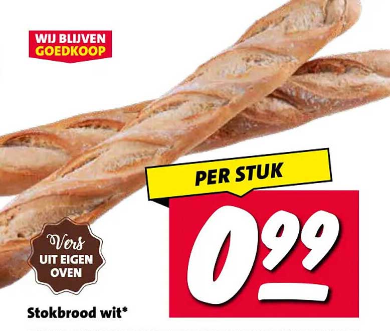 Stokbrood wit*