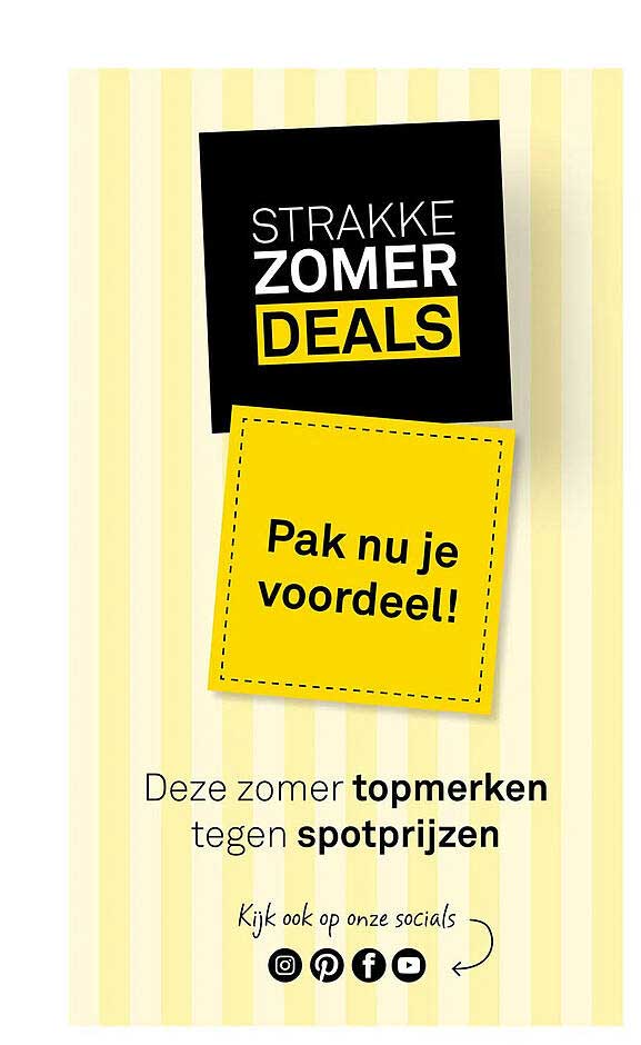 STRAKKE ZOMER DEALS