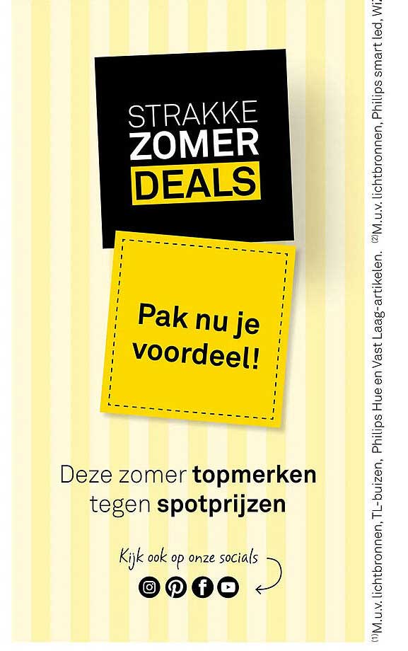 STRAKKE ZOMER DEALS