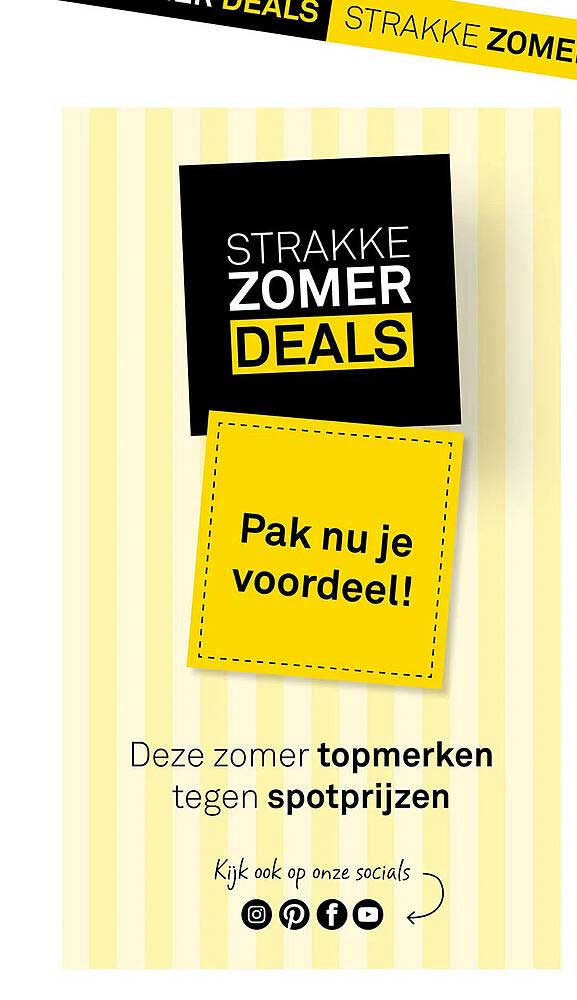 STRAKKE ZOMER DEALS