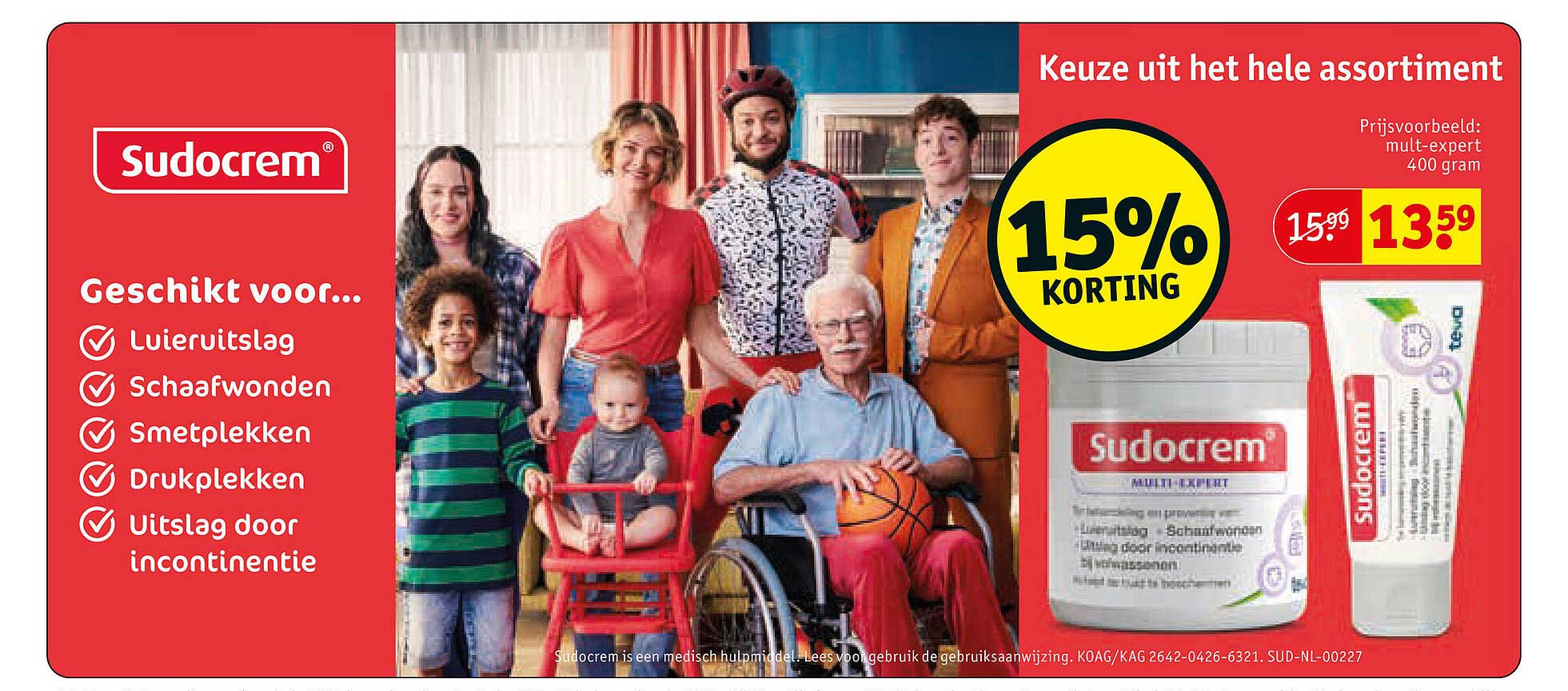 Sudocrem 15% KORTING