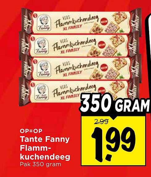 Tante Fanny Flammkuchendeeg Pak 350 gram