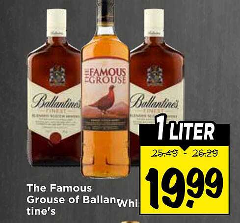 The Famous Grouse of Ballantine's 1 liter