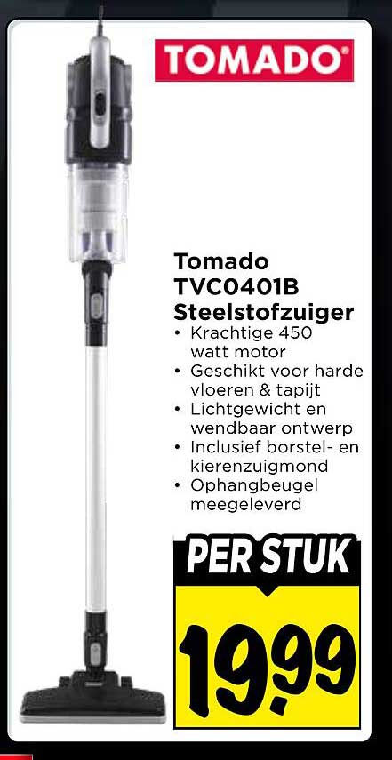 Tomado TVC0401B Steelstofzuiger PER STUK