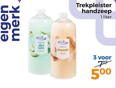 Trekpleister handzeep 1 liter 3 voor