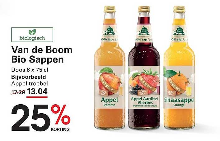 Van de Boom Bio Sappen