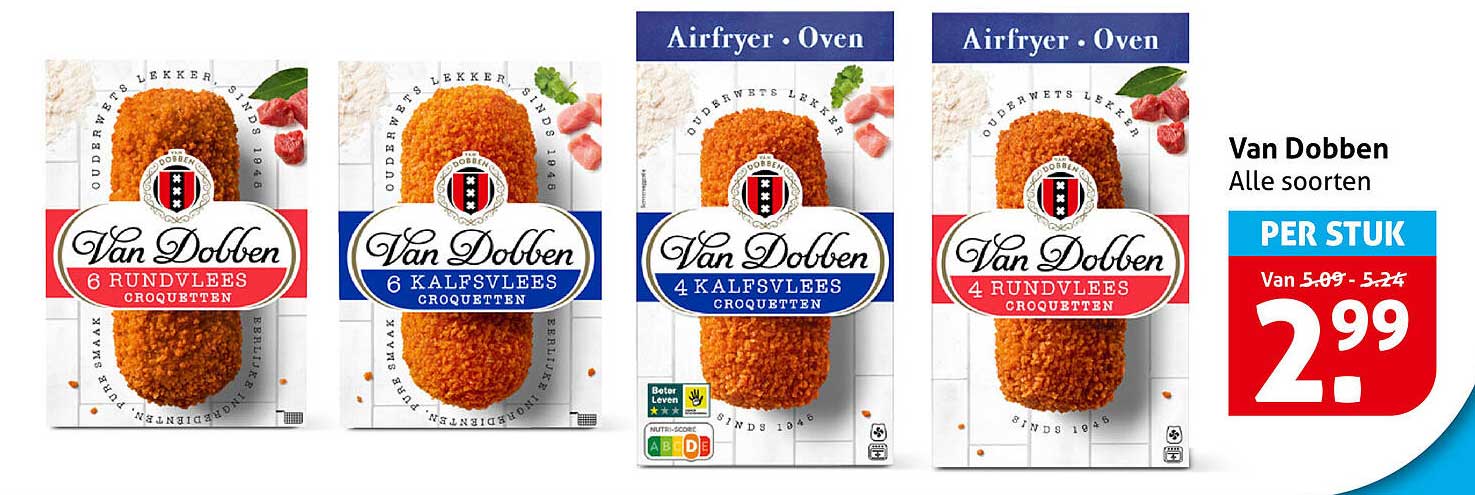 Van Dobben Alle soorten PER STUK
