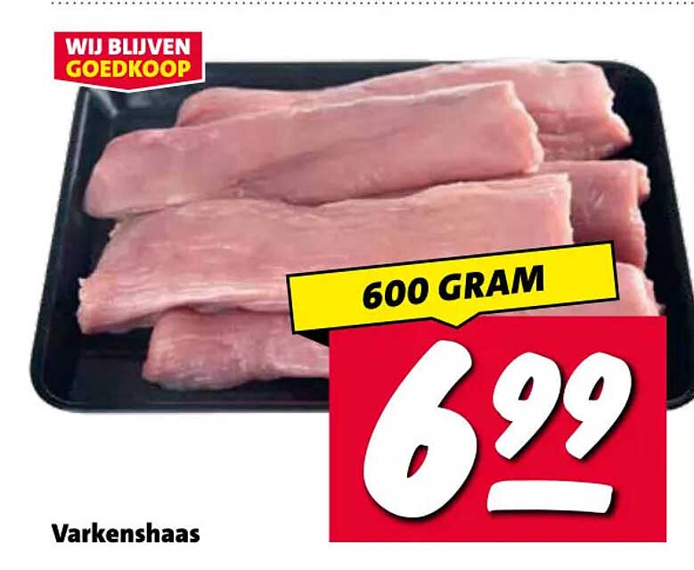 Varkenshaas 600 gram