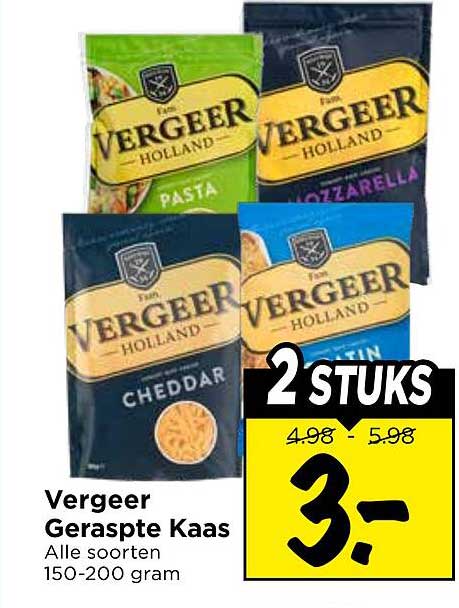 Vergeer Geraspte Kaas
