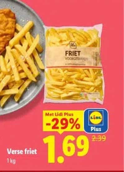 Verse friet 1 kg