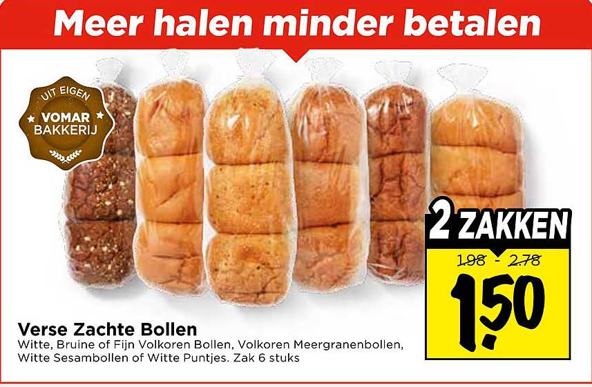 Verse Zachte Bollen 2 ZAKKEN