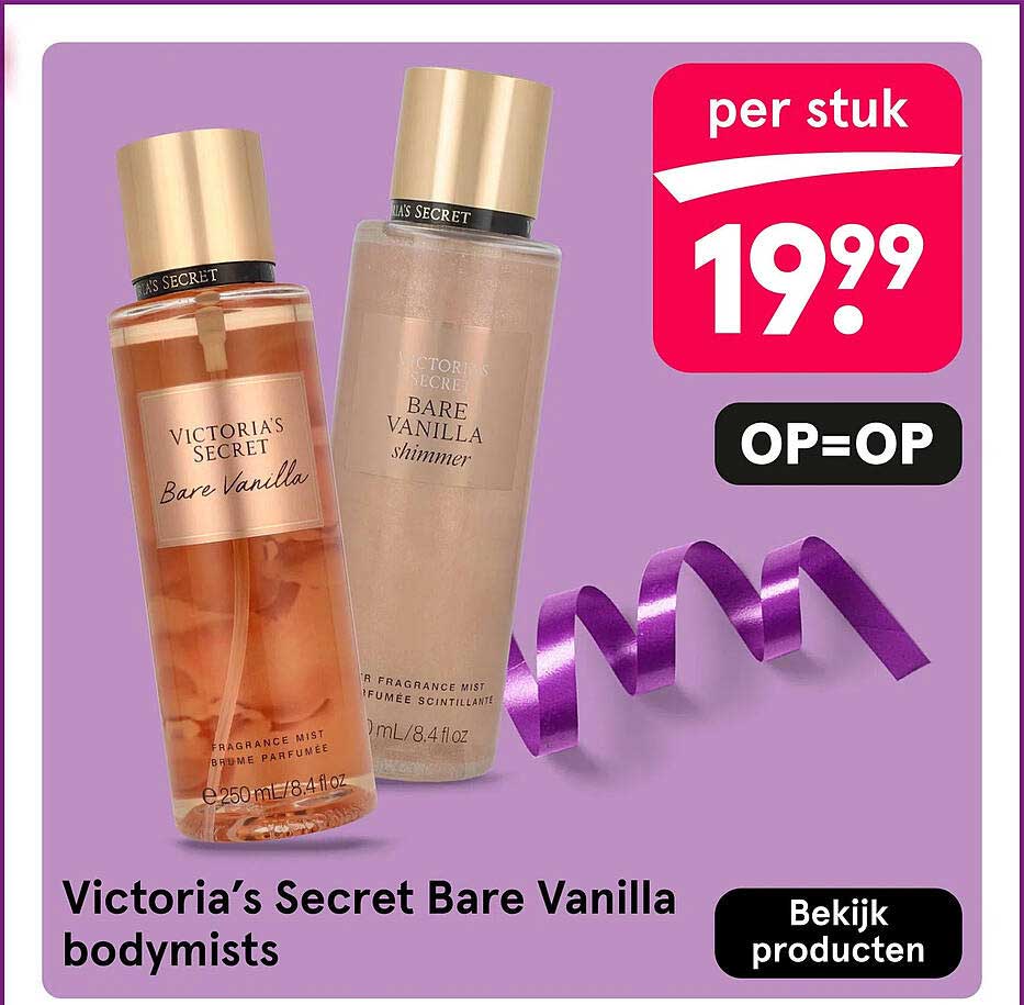 Victoria's Secret Bare Vanilla bodymists
