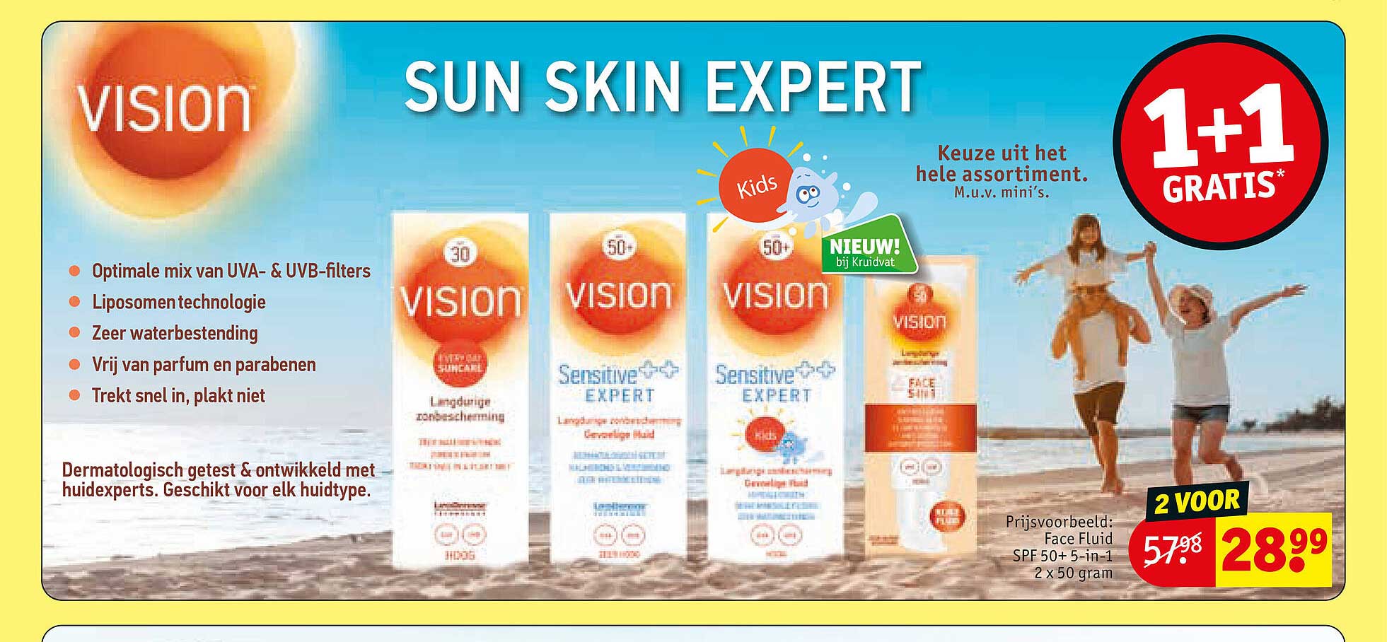 VISION SUN SKIN EXPERT 1+1 GRATIS*