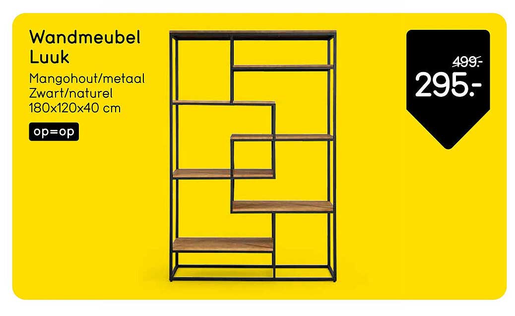 Wandmeubel Luuk