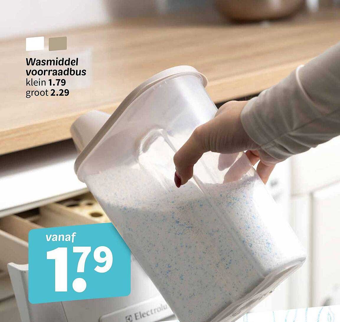 Wasmiddel voorraadbus klein