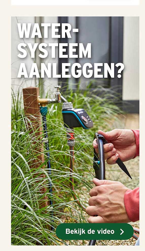 WATER-SYSTEEM AANLEGGEN? Bekijk de video