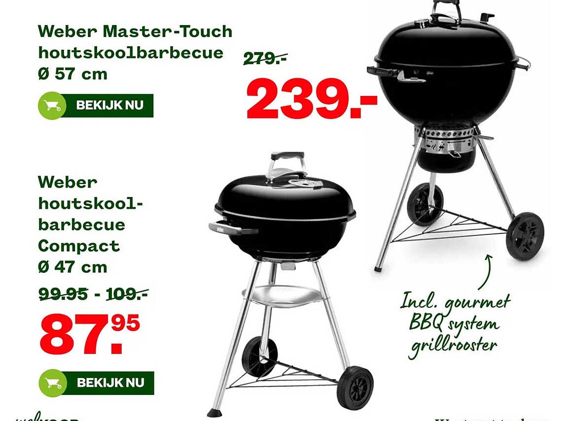 Weber Master-Touch houtskoolbarbecue Ø 57 cm