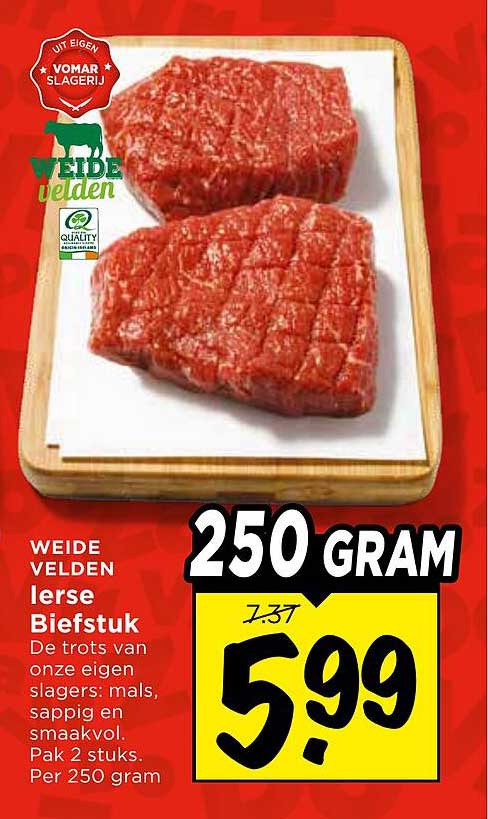 Weide Velden Ierse Biefstuk