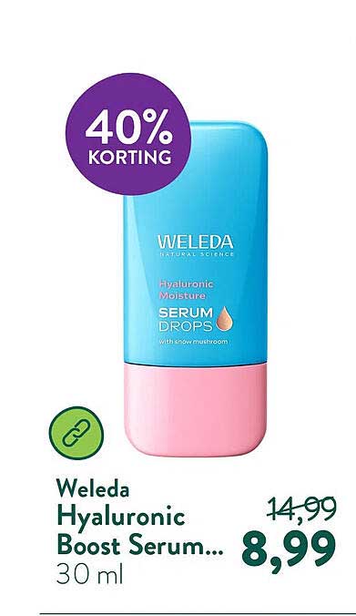 Weleda Hyaluronic Boost Serum... 40% korting