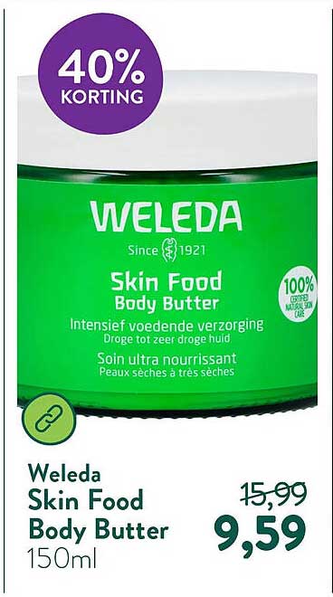 Weleda Skin Food Body Butter 150ml 40% KORTING