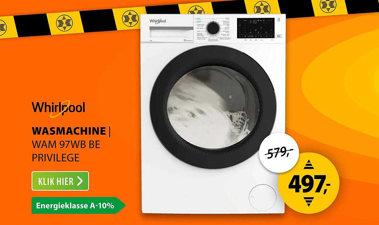 Whirlpool WASMACHINE | WAM 97WB BE PRIVILEGE
