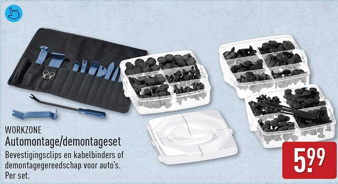 WORKZONE Automontage/demontageset
