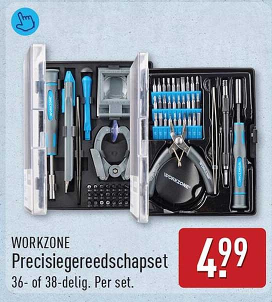WORKZONE Precisiegereedschapset