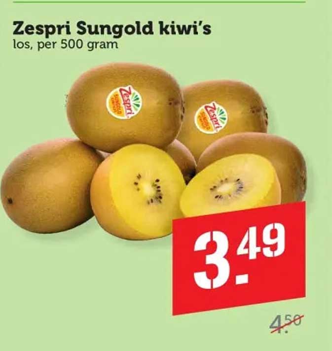 Zespri Sungold kiwi's los, per 500 gram