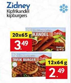 Zidney Kipfrikandel kipburgers